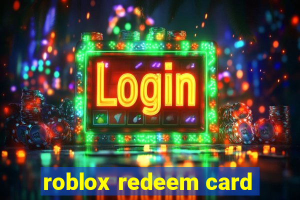 roblox redeem card